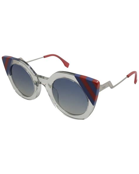 blue stripe round sunglasses fendi|fendi sunglasses oversized.